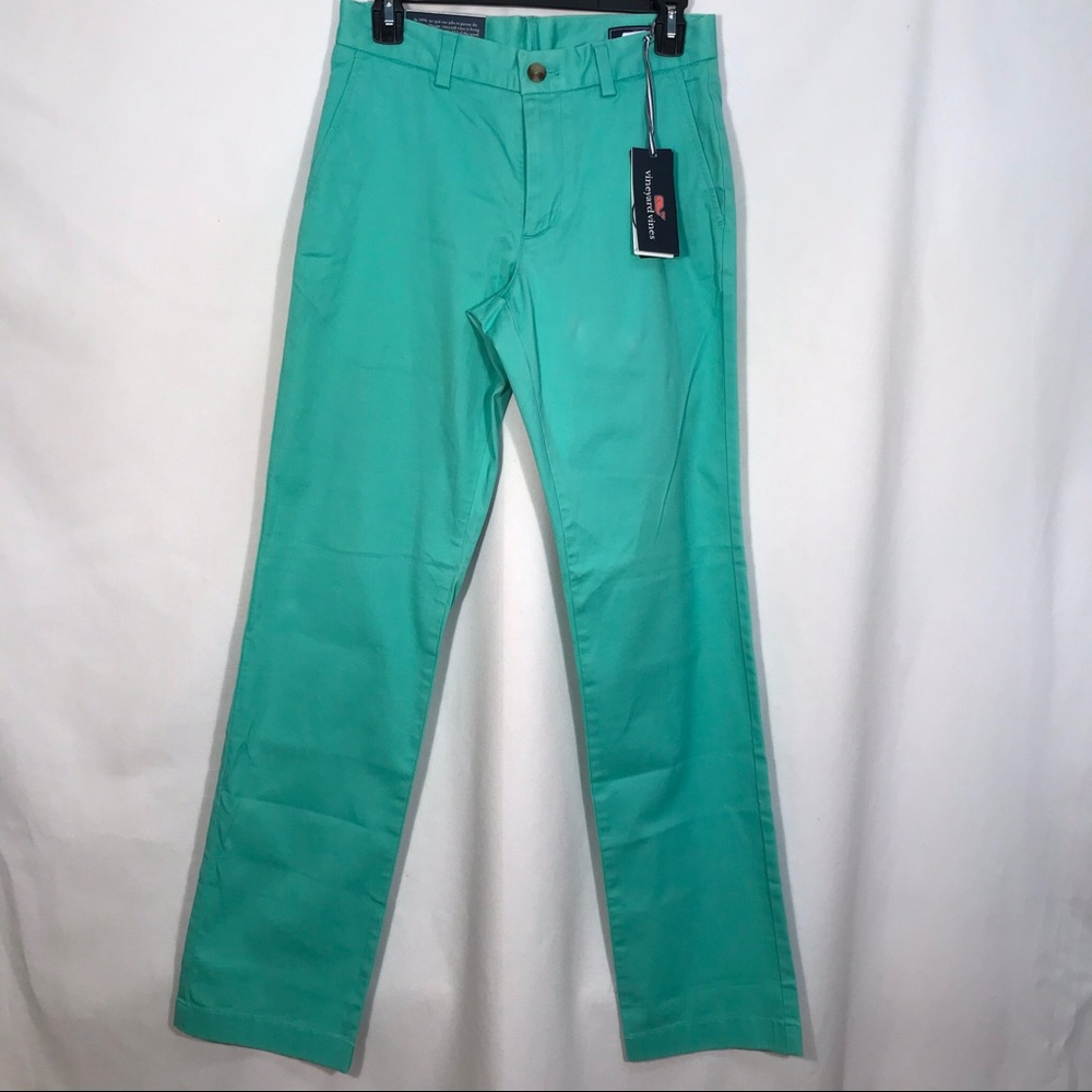 Vineyard Vines Green Breaker Pants Mens Size 28x32